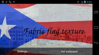 3D Puerto Rico Flag LWP screenshot 2