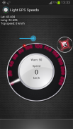 Light GPS Speedometer: kphmph screenshot 4