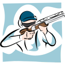 VR Air 360 Shooting Icon