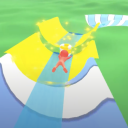 Water Slider - slide and bridge!