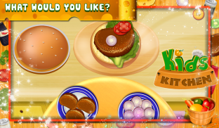 Crianças de cozinha - jogo de screenshot 2