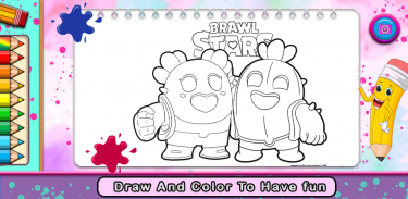 brawl stars bs coloring game screenshot 0