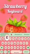 Fruit Keyboard Theme - Strawberry Emoji & Gif screenshot 0