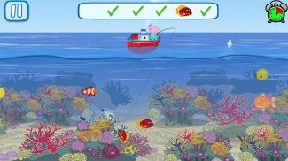 Juegos divertidos de pesca para niños screenshot 2