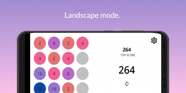 Double Up - 2048 game with a c screenshot 1