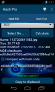 Hash Pro: Hash file, hash text screenshot 5