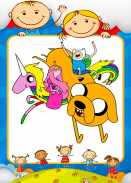 Coloring Adventure Time Games screenshot 3