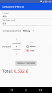 Compound Interest Calculator screenshot 1