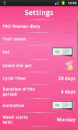 Woman diary Light screenshot 3