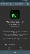 Matrix Wallpaper on Chromecast screenshot 1