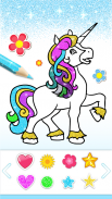 Unicorn Coloring Book Glitter screenshot 5