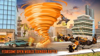 Fire Tornado Robot Transforming Game screenshot 3