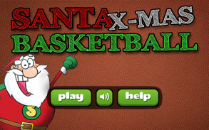 Santa Christmas Basketball Fun screenshot 0