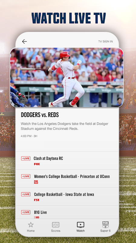 FOX Sports APK 5.85.2 Free Download For Android