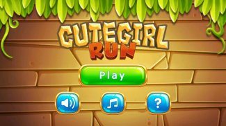 cute girl run screenshot 0