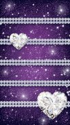 Diamond Hearts Live Wallpaper Free screenshot 4