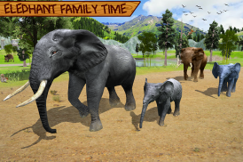 Wild Elephant Family Simulator screenshot 3