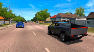 CyberTruck Electric Car Driving Simulator 2020 screenshot 0