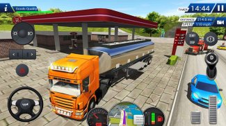 欧洲卡车模驾驶拟器2018年 - Truck Driver Simulator screenshot 0