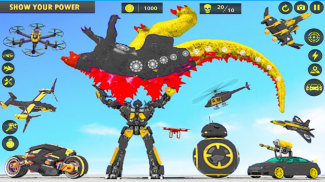 Dino Robot Car Transform Games – Apps no Google Play