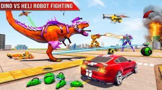 Helicopter Robot Transformation- Robot Games screenshot 13