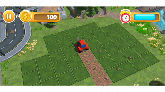 Cutting Grass Puzzle Game - Lawn Mowing screenshot 3