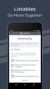 Listables - Lists & Community screenshot 0