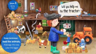 Toddler's App: Farm Animals screenshot 0