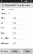 Aviation Cold Temp Correction screenshot 0