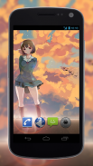 Anime Girl Live Wallpaper screenshot 1