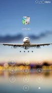 AppLock Theme Blue Sky Plane screenshot 0