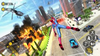 Spider Superhero : Super Rope Man Crime City screenshot 4