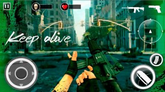 Z For Zombie: Freedom Hunters - FPS Shooter Juego screenshot 3