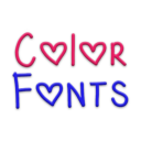 Color Fonts Message Maker Icon