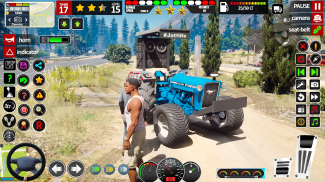 gerçek tarım traktör kargo sürücü simülatör screenshot 2