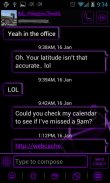 GOSMS DeepPurple Theme - Free screenshot 4