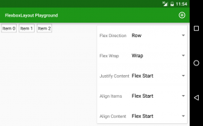 FlexboxLayout Playground screenshot 2