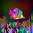 Neon Fish Live Wallpaper Icon