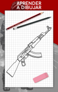 Cómo dibujar armas paso a paso screenshot 7