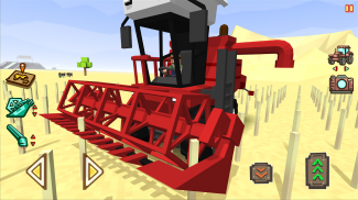 Blocky Farm Racing & Simulator - fazenda screenshot 1