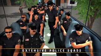 الشرطة الحافلة القيادة لعبة 3D screenshot 2