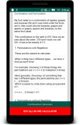 Combination - Permutation Calculator screenshot 5