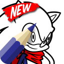 soni coloring the hedgehog adventures