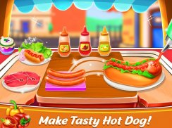 Hot Dog pembuat Street Food Game screenshot 0