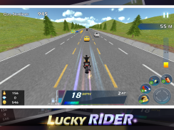 Lucky Rider - Crazy Moto Racing Game screenshot 4