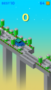 Bridge Crossy Car Game screenshot 4