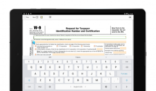 W-9 PDF Form for IRS: Sign Income Tax Return eForm screenshot 1