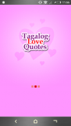 Tagalog Love Quotes screenshot 0