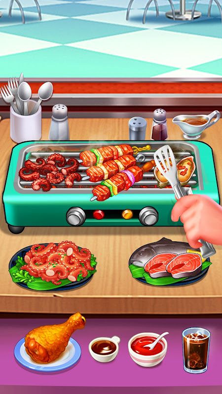 Cooking Fast: Hotdogs And Burgers Craze - 🕹️ Online Game