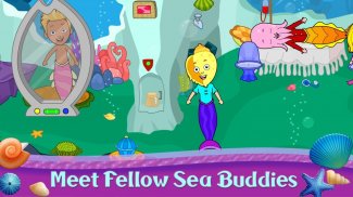 مدينة تيزي - ألعاب حورية البحر تحت الماء للأطفال screenshot 1